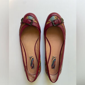 Paul Smith Leather ballet flats Multicolour size 37 shoes